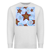 Oatmeal Heather 4th of july leopard star seamless pattern Premium Sweatshirt - BundleAndBundleShop