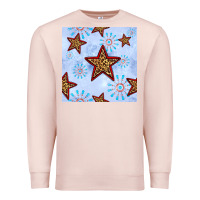 Pale Pink 4th of july leopard star seamless pattern Premium Sweatshirt - BundleAndBundleShop