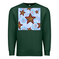 Sports Green 4th of july leopard star seamless pattern Premium Sweatshirt - BundleAndBundleShop