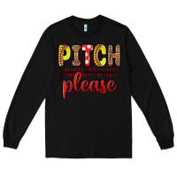 Black pitch please Long Sleeve Tee - Zillion Design Studio