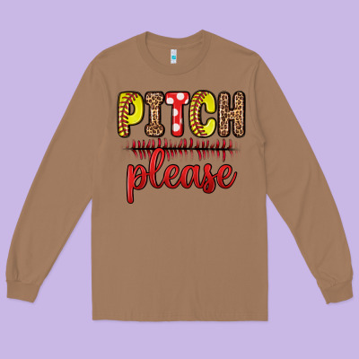 Pitch Please Long Sleeve Tee Designed By Zillion Design Studio