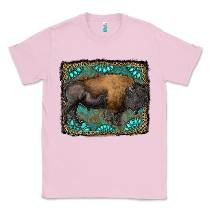 Bison With Gemstone Background Classic Tee by RanaPortraitStore | Teevron