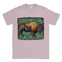 Lilac bison with gemstone background Classic Tee - RanaPortraitStore