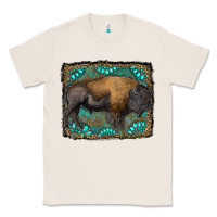 Natural bison with gemstone background Classic Tee - RanaPortraitStore