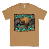 Toasted Coconut bison with gemstone background Classic Tee - RanaPortraitStore