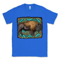 True Royal bison with gemstone background Classic Tee - RanaPortraitStore