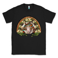 Black merino wool ram lily rainbow Classic Tee - BarkalooDesign