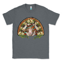 Charcoal Heather merino wool ram lily rainbow Classic Tee - BarkalooDesign