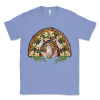 Colony Blue merino wool ram lily rainbow Classic Tee - BarkalooDesign