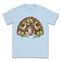 Dusty Blue merino wool ram lily rainbow Classic Tee - BarkalooDesign
