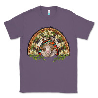 Lavender merino wool ram lily rainbow Classic Tee - BarkalooDesign