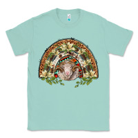 Seafoam merino wool ram lily rainbow Classic Tee - BarkalooDesign