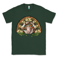Sports Green merino wool ram lily rainbow Classic Tee - BarkalooDesign