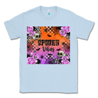 Dusty Blue spooky vibes Classic Tee - texasbilliewilder