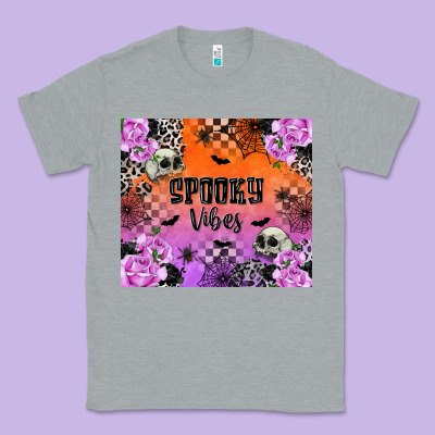 Spooky Vibes Classic Tee Designed By Texasbilliewilder