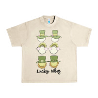 Sandshell lucky vibes Urban Heavy Tee - MaliasSmallBusiness