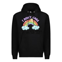 Black i dont care how you were raised Premium Hoodie - MaliasSmallBusiness