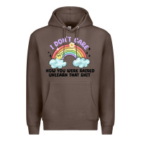 Coffee i dont care how you were raised Premium Hoodie - MaliasSmallBusiness