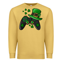Antique Gold St Patricks Day Gamer Premium Sweatshirt - Jasminsmagicworld