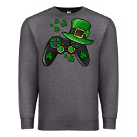 Charcoal Heather St Patricks Day Gamer Premium Sweatshirt - Jasminsmagicworld
