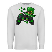 Dove Grey St Patricks Day Gamer Premium Sweatshirt - Jasminsmagicworld