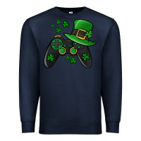 Navy St Patricks Day Gamer Premium Sweatshirt - Jasminsmagicworld