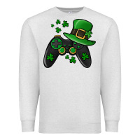 Oatmeal Heather St Patricks Day Gamer Premium Sweatshirt - Jasminsmagicworld