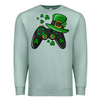 Seafoam St Patricks Day Gamer Premium Sweatshirt - Jasminsmagicworld