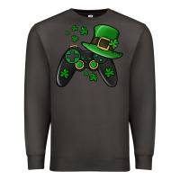 Smoke St Patricks Day Gamer Premium Sweatshirt - Jasminsmagicworld
