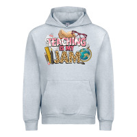 Heather Grey teaching is my jam teacher school Urban Hoodie - NancyCooperArtShop
