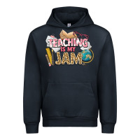 Navy teaching is my jam teacher school Urban Hoodie - NancyCooperArtShop