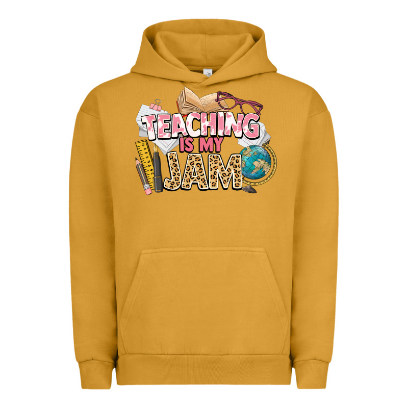 Teaching Is My Jam Teacher School Urban Hoodie by NancyCooperArtShop | Teevron