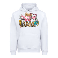 White teaching is my jam teacher school Urban Hoodie - NancyCooperArtShop
