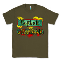 Army Green softball grandma with leopard Classic Tee - Zillion Design Studio