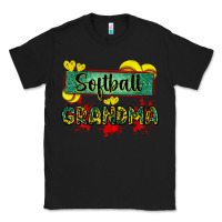 Black softball grandma with leopard Classic Tee - Zillion Design Studio