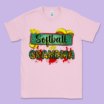 Softball Grandma With Leopard Classic Tee Designed By Zillion Design Studio