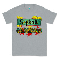 Heather Grey softball grandma with leopard Classic Tee - Zillion Design Studio
