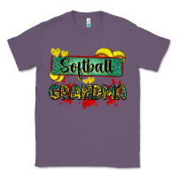 Lavender softball grandma with leopard Classic Tee - Zillion Design Studio