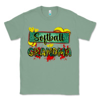 Sage softball grandma with leopard Classic Tee - Zillion Design Studio