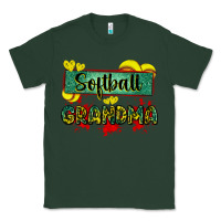 Sports Green softball grandma with leopard Classic Tee - Zillion Design Studio
