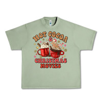 Oil Green hot cocoa and christmas movies Urban Heavy Tee - MaliasSmallBusiness
