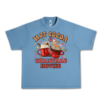 Pebble Blue hot cocoa and christmas movies Urban Heavy Tee - MaliasSmallBusiness