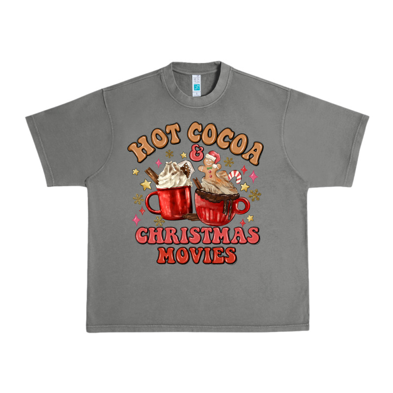 Hot Cocoa And Christmas Movies Urban Heavy Tee by MaliasSmallBusiness | Teevron