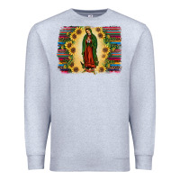 Heather Grey serape our lady of guadalupe2 Premium Sweatshirt - JahusDesignShop