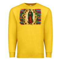 Lemon serape our lady of guadalupe2 Premium Sweatshirt - JahusDesignShop