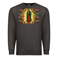 Smoke serape our lady of guadalupe2 Premium Sweatshirt - JahusDesignShop