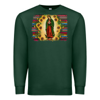 Sports Green serape our lady of guadalupe2 Premium Sweatshirt - JahusDesignShop