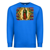 True Royal serape our lady of guadalupe2 Premium Sweatshirt - JahusDesignShop