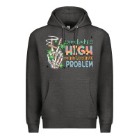Charcoal Heather somebodys high maintenance problem Premium Hoodie - MaliasSmallBusiness