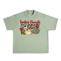 Oil Green santas favorite soccer player Urban Heavy Tee - MaliasSmallBusiness